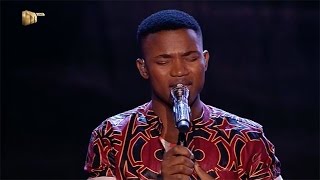 Idols SA Season 12  Top 3  Thami Make You Feel My Love [upl. by Noiztneb]