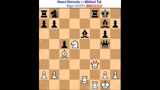 Mikhail Tal vs Niemela Tal Chess game Tal best sacrifices Tal all famous chess game Talchess [upl. by Yelsew992]