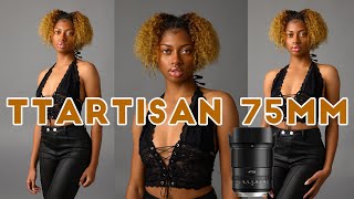 The Best Beginner Portrait Lens Under 200 Dollars For Sony and Nikon  TTArtisan 75mm 20 Review [upl. by Dahsraf]