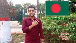 Bangladesh National Anthem ICC mens T20 Cricket World Cup 2024 TaeVi [upl. by Hilario]