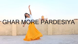 GHAR MORE PARDESIYA KALANK SEMI CLASSICAL BOLLYWOOD ALIA BHATT DANCE COVER [upl. by Hyde30]