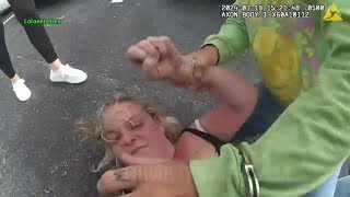 Police Bodycam Footage Compilation2024DrunkWoman AssaultsHerBestFriendThenGoesBallisticDuringArrest [upl. by Aleinad]