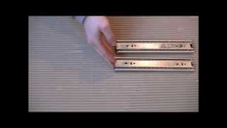 Full extension drawer slides  ball bearing runners for kitchen and bedroom drawers by Buller Ltd [upl. by Ramedlaw]