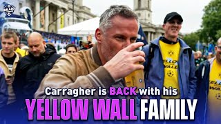 Jamie Carragher drinks AGAIN with his Dortmund family 😂  UCL Today  CBS Sports Golazo [upl. by Heer]