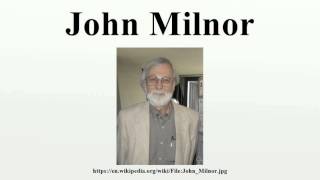 John Milnor [upl. by Ause343]