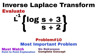 28 Inverse Laplace Transform  Complete Concept and Problem10  Most Important Problem [upl. by Terpstra132]