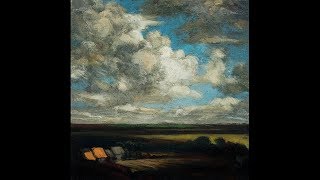 Study after Jacob van Ruisdael View of Haarlem Tonalist Landscape Oil Painting [upl. by Lorak813]