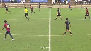 Arnau Pradas vs CF Damm  La Masia winger [upl. by Merdith]