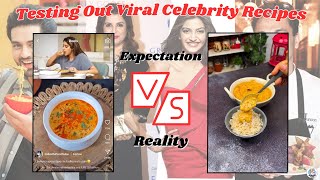 Testing Out Viral Celebrity Recipes  Testing Celebrity Hacks  Celebrity Favourite Recipes  HP [upl. by Indira]