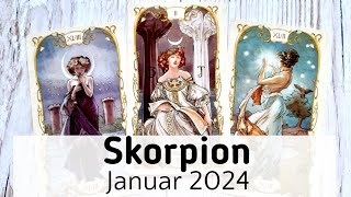 SKORPION  Januar 2024 â€¢ Ein SEHR bedeutender Monat â€¢ Kein Grund zur Sorge Tarot [upl. by Sidky]