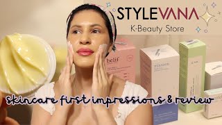 Stylevanna Skincare First Impressions amp Honest Review [upl. by Longley768]