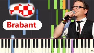 Brabant  Guus Meeuwis GRATIS bladmuziek  SYNTHESIA [upl. by Murvyn238]