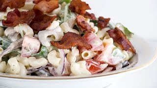 Creamy BLT pasta salad [upl. by Mari910]