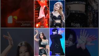 Bts vs Blackpink dance who is Best 🔥 jimin rose jennie Taehyung ytshorts btsshorts blackpink [upl. by Cinamod]