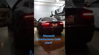 2009 Maserati Granturismo Cold Start [upl. by Zsa162]