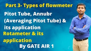 Part 3 Rotameter flow measurement  Pitot tube amp Annubar Averaging Pitot Tube  Hindi [upl. by Karilla812]