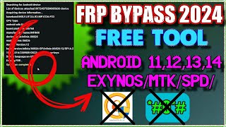 🔥 Frp Bypass 2024  🔓FRP Bypass Free Tool  Android 11121314 [upl. by Nylinnej675]