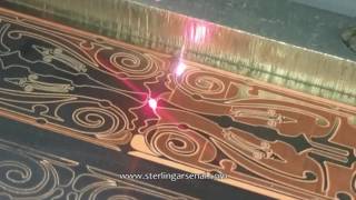 Fiber Laser on Cerakote by Critical Koting Sterling Arsenal [upl. by Aihsele]