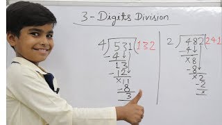 Basic division for kids  Basic division rules  3 digits divide  basic math for kids  भाग [upl. by Renrag]