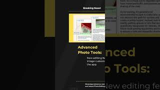 WhatsApp Enhances User Experience with Voice AI and Instant Photo Editing  Technology whatsaap [upl. by Eniroc]