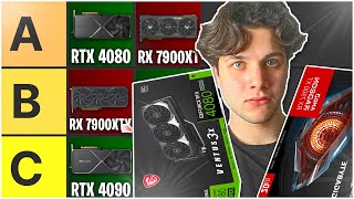 The Best amp Worst NVIDIA amp AMD HighEnd Graphics Cards Ranked  Tier List [upl. by Suoiradal]