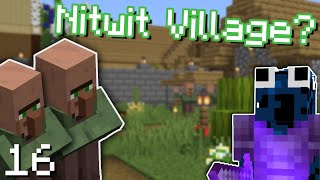 Building a Nitwit Village Minecraft Survival Ep16 [upl. by Byron]