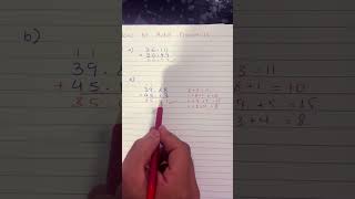 How to add decimal numbers maths addition decimals subscribe like education رياضيات [upl. by Sabah956]