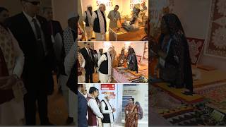 PM Modi visits exhibition at Rising Rajasthan Global Investment Summit in Jaipur  shorts [upl. by Eanore592]