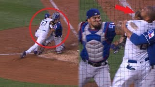 MLB Insane Home Plate COLLISIONS ᴴᴰ [upl. by Shermy]