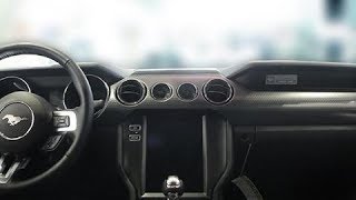 2017 Mustang Tesla style Head Unit [upl. by Ahsienom]