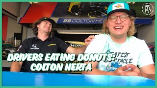 Colton Herta Loves Star Wars Drumming amp Talladega Nights [upl. by Roeser79]