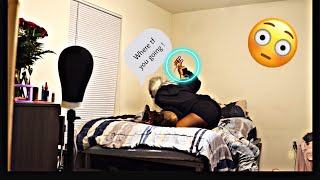 GOING OUT FULLY DRESSED PRANK  At 1am  SHE DIDNT LIKE THAT” 😳😳 [upl. by Nylhtak]