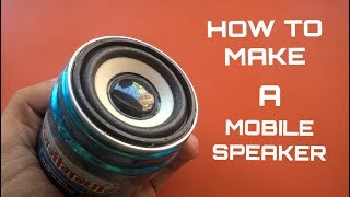 How To Make A Simple DIY Mobile Speaker At Home From Scratch [upl. by Ammadas]