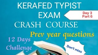 KERAFED TYPIST  COMPUTER BASICS PART 6 amp PREV QUE masteringedutech typist exam psc kerafed [upl. by Aivatnuahs651]