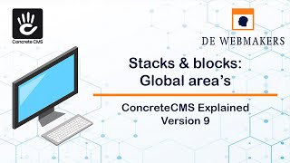 Stacks amp blocks Global areas  ConcreteCMS Explained  Version 9 [upl. by Justis]