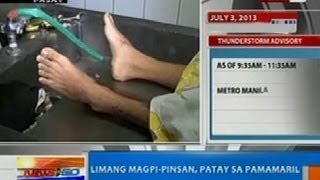 NTG 5 magpipinsan patay sa pamamaril sa Pasay [upl. by Asalocin]