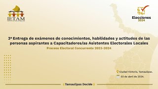 3era Entrega de exámenes de conocimientos habilidades y actitudes [upl. by Ursas]