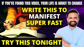 Manifest SUPER FAST The Ultimate Law of Attraction Hack DO IT TONIGHT [upl. by Atalie]