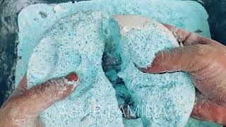 Powdery Reformed Gym Chalk Cake 🎂 ASMR Crushing [upl. by Amarette357]