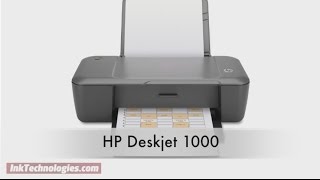 HP Deskjet 1000 Instructional Video [upl. by Nrehtac]