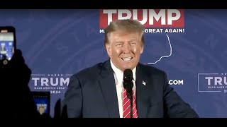 Donald Trump delivers remarks at a campaign event in Laconia NH [upl. by Patman86]