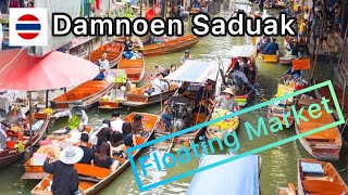 The Damnoen Saduak Floating Market Thailands Unique Shopping Experience [upl. by Nyliram]