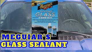 Meguiars Glass Sealant and glass polish This is how to use Meguiars perfect clarity glass care kit [upl. by Hadwyn]