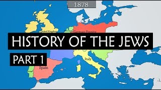 History of the Jews  Summary on a Map [upl. by Lothario730]