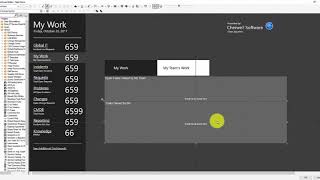 Cherwell Tutorial Emulating Tabs on a Dashboard [upl. by Ahsenod518]