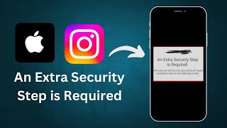 How to Fix Instagram An extra Security Step is Required On iPhone [upl. by Epuladaugairam]