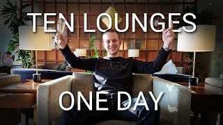 10 Lounges in ONE DAY  Heathrow Terminal 3 lounge hopping Cathay Qantas BA and more [upl. by Vaughan]