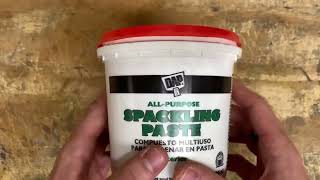 DAP 10200 Spackling Paste Review [upl. by Sekofski]