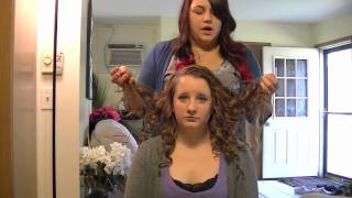 How to Curl Hair Using a Curling Wand For Beginners [upl. by Brittany]