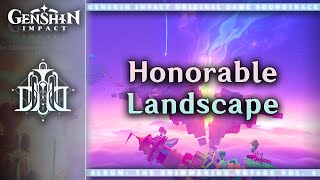 Honorable Landscape  Genshin Impact OST The Shimmering Voyage Vol 4 [upl. by Ardnosak]